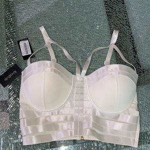 Bebe Multi Cage Long Line Bra